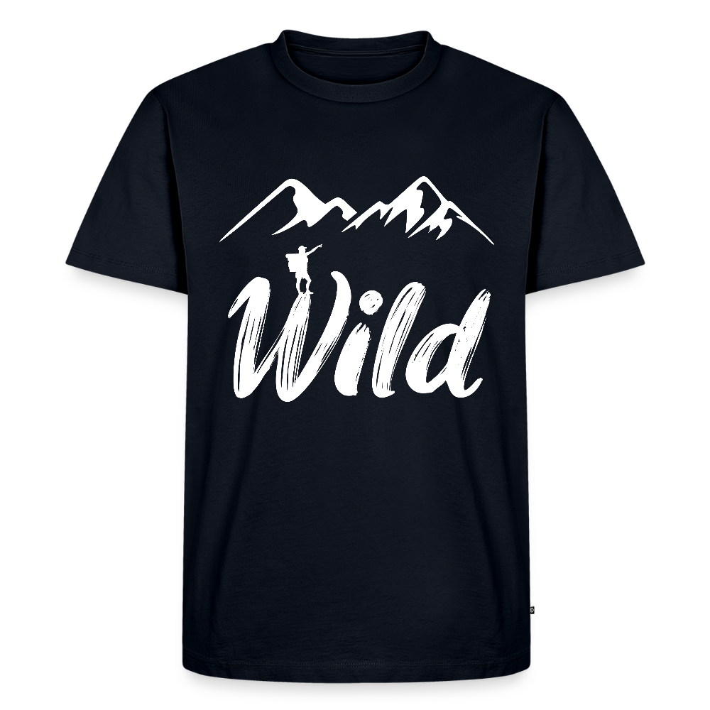 Miesten Premium T-Paita Wild - laivastonsininen