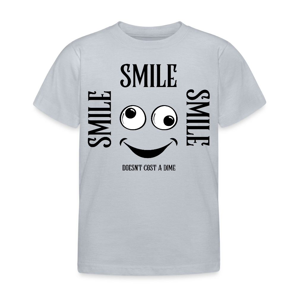 B&C Lasten T-Paita Smile 3-8-Vuotiaille - tyynenmeren harmaa