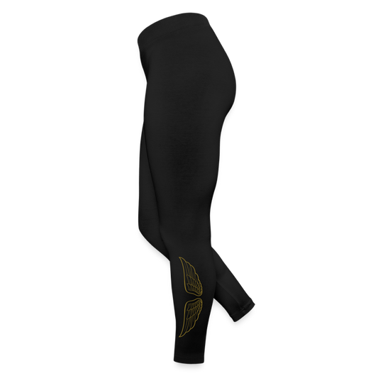 Naisten jerseyleggingsit Vapaus - musta