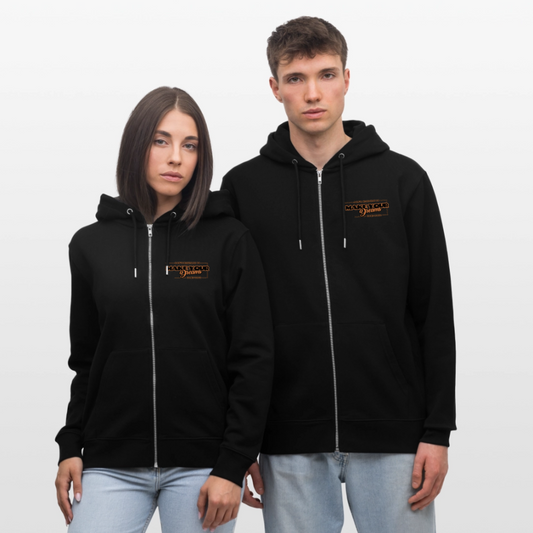 Unisex Luomu Vetoketjuhuppari Toteuta Unelmasi - musta