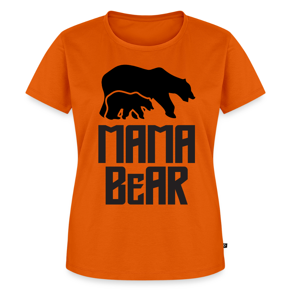 Naisten Spreadshirt Premium T-Paita MAMA BEAR Printillä - oranssi 