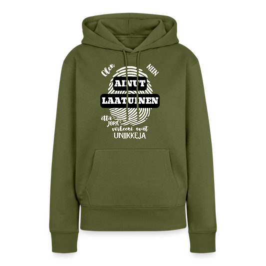 Naisten Premium-huppari Ainutlaatuinen - khaki