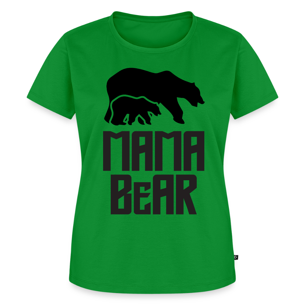 Naisten Spreadshirt Premium T-Paita MAMA BEAR Printillä - vihreä