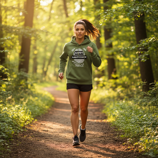 Naisten Premium-huppari Ainutlaatuinen - khaki